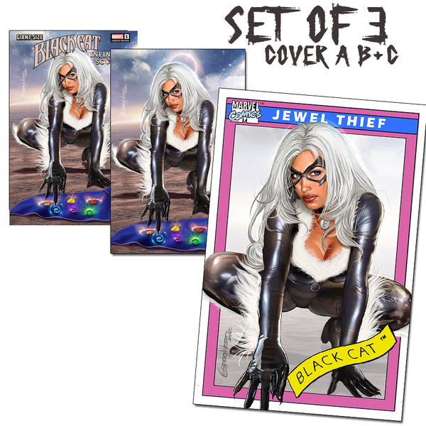 Giant Size Black Cat Infinity Score # 1 -  Greg Horn Art Exclusive - Raw Options!