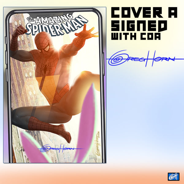 Amazing Spider-Man # 1 - A Bird City Comic/Greg Horn Art Exclusive Variant - Raw Options