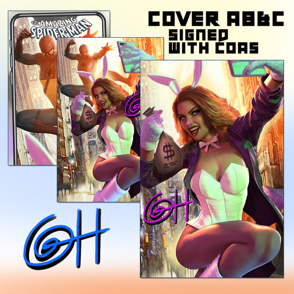 Amazing Spider-Man # 1 - A Bird City Comic/Greg Horn Art Exclusive Variant - Raw Options