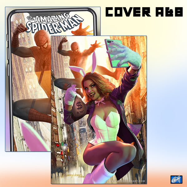 Amazing Spider-Man # 1 - A Bird City Comic/Greg Horn Art Exclusive Variant - Raw Options