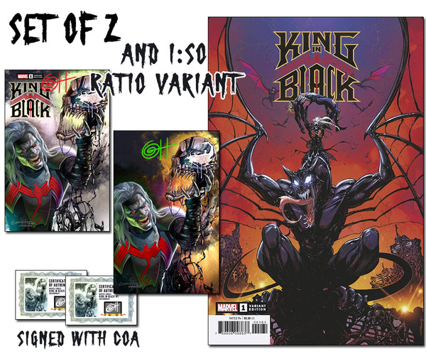 UPDATED King in Black - Greg Horn Art/Past Present Future Exclusive Variant - Raw Options