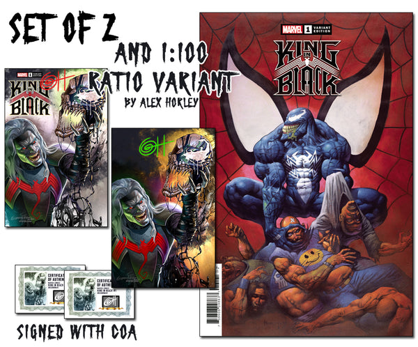 UPDATED King in Black - Greg Horn Art/Past Present Future Exclusive Variant - Raw Options