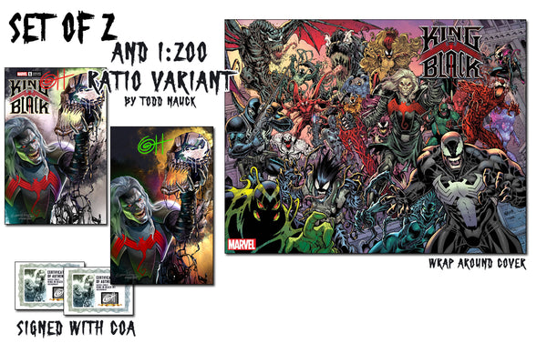 UPDATED King in Black - Greg Horn Art/Past Present Future Exclusive Variant - Raw Options