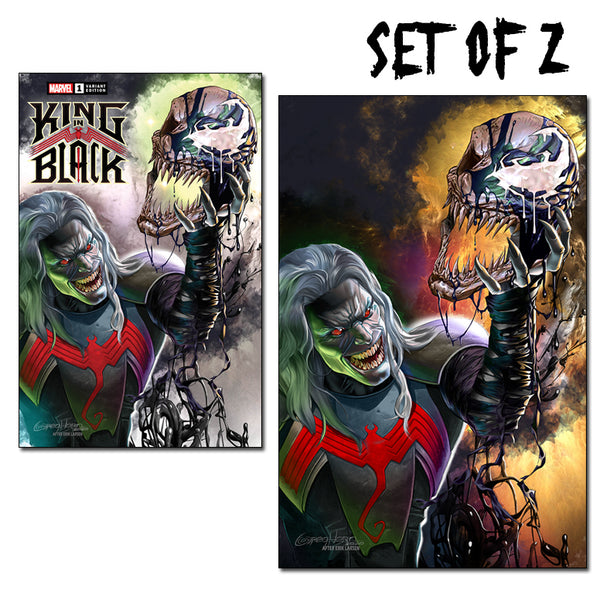 UPDATED King in Black - Greg Horn Art/Past Present Future Exclusive Variant - Raw Options