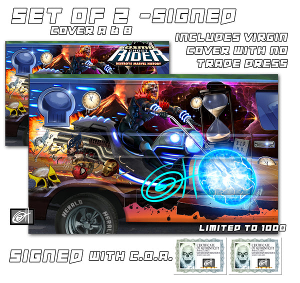 Cosmic Ghost Rider Destroys Marvel History # 1 A Greg Horn Art Store/Convention Exclusive Variants!