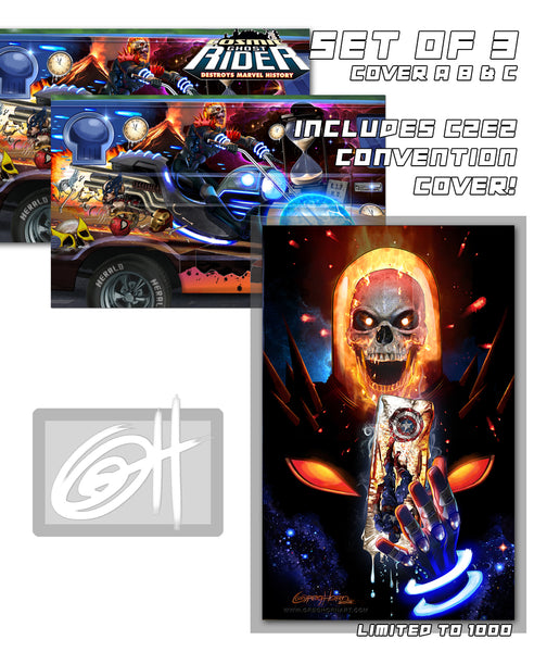 Cosmic Ghost Rider Destroys Marvel History # 1 A Greg Horn Art Store/Convention Exclusive Variants!