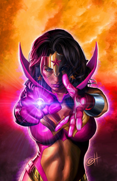 Blackest Night: Star Sapphire Wonder Woman - high quality 11 x 17 digital print