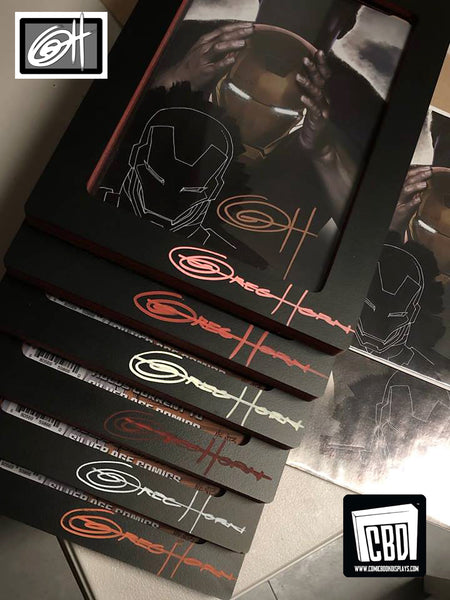 Tony Stark: Iron Man #5 ultra-rare 1:200 Marvel Comics Ratio variant w Iron Man Remarque