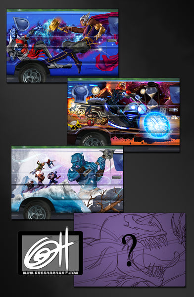 War of the Realms # 3  Greg Horn "Van Art" 1:10 Variant Cover