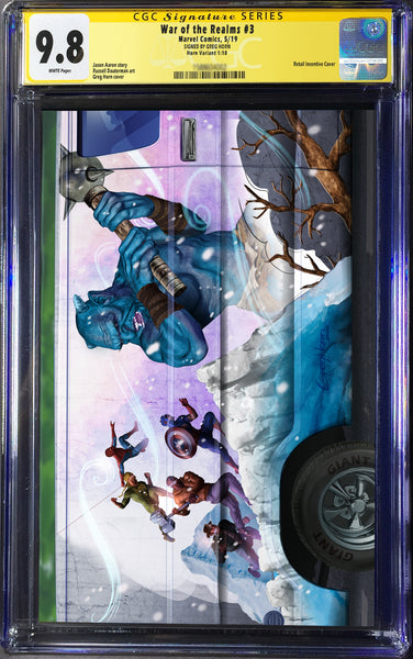 War of the Realms # 3  Greg Horn "Van Art" 1:10 Variant Cover