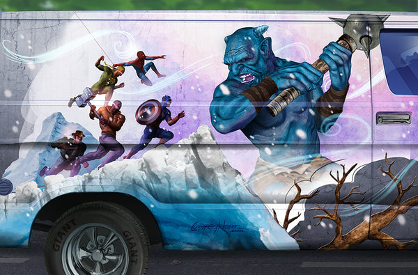 War of the Realms # 3  Greg Horn "Van Art" 1:10 Variant Cover