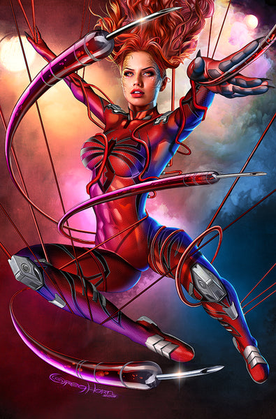 White Widow # 4 - A Greg Horn Art Store Exclusive Variant