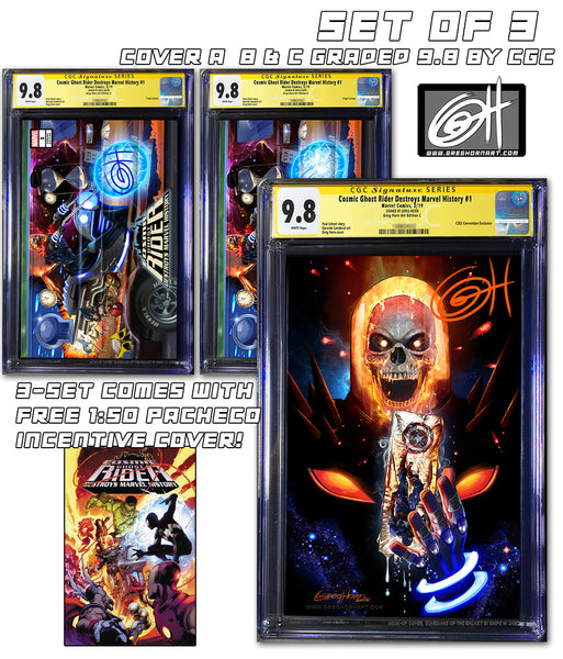 Cosmic Ghost Rider Destroys Marvel History # 1 A Greg Horn Art Store/Convention Exclusive CGC 9.8 Options