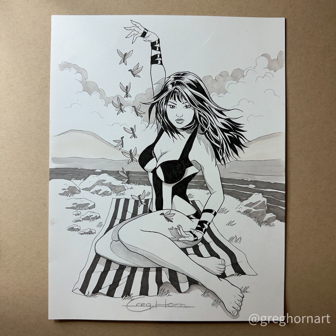 Marvel Swimsuit Special: Friends, Foes & Rivals #1 ORIGINAL ART