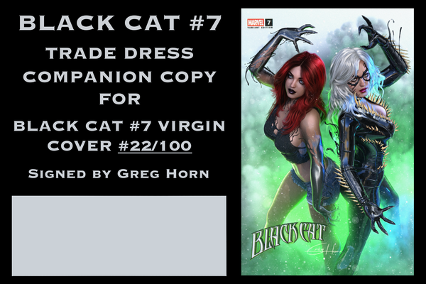 Black Cat #7 Matching #s Virgin and Trade Dress Set