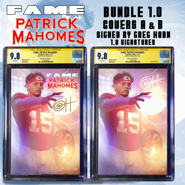 CGC Signature Series Options for FAME: Patrick Mahomes