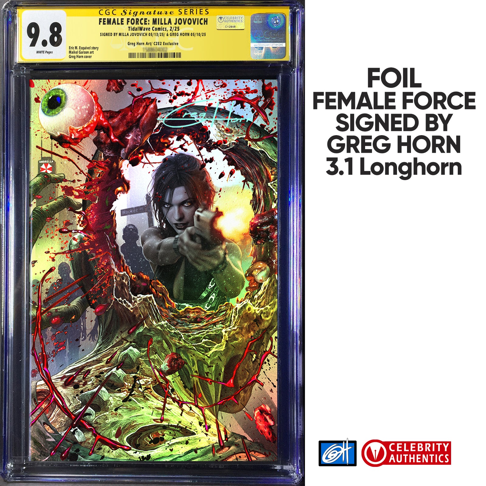 Female Force: Milla Jovovich C2E2 Edition CGC Signature