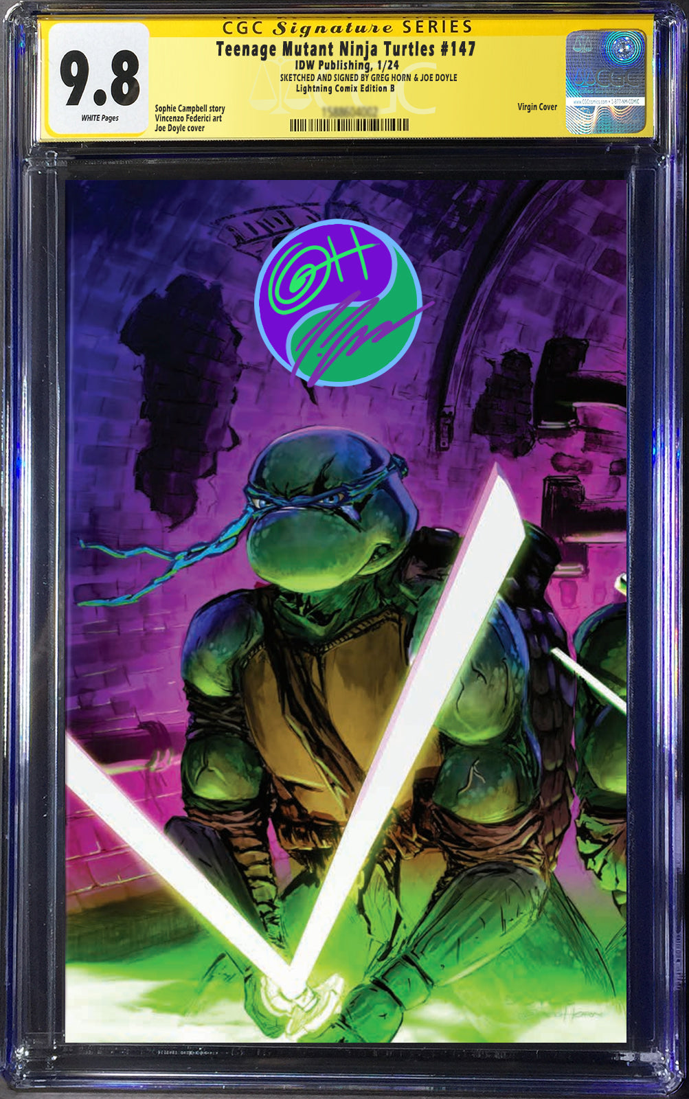 Lightning　4冊 CGC.COMPOSITE.TMNT147b.Virgin.