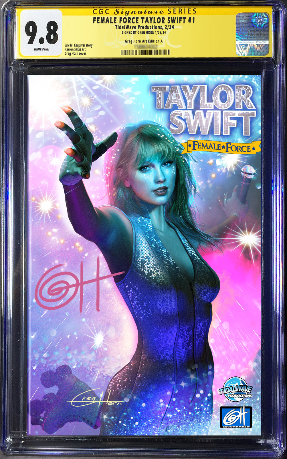 CGC Signature Series 9.8 Female Force Taylor Swift – Greg