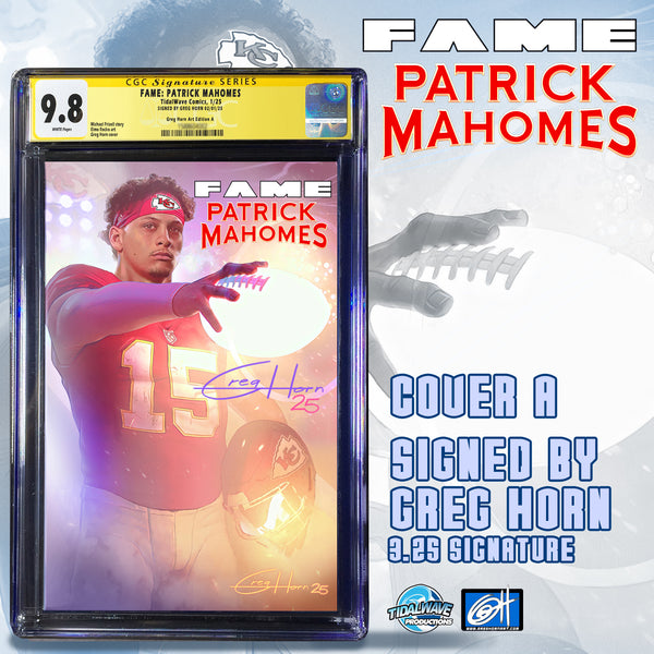 CGC Signature Series Options for FAME: Patrick Mahomes