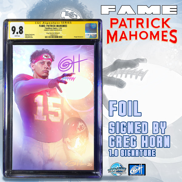 CGC Signature Series Options for FAME: Patrick Mahomes