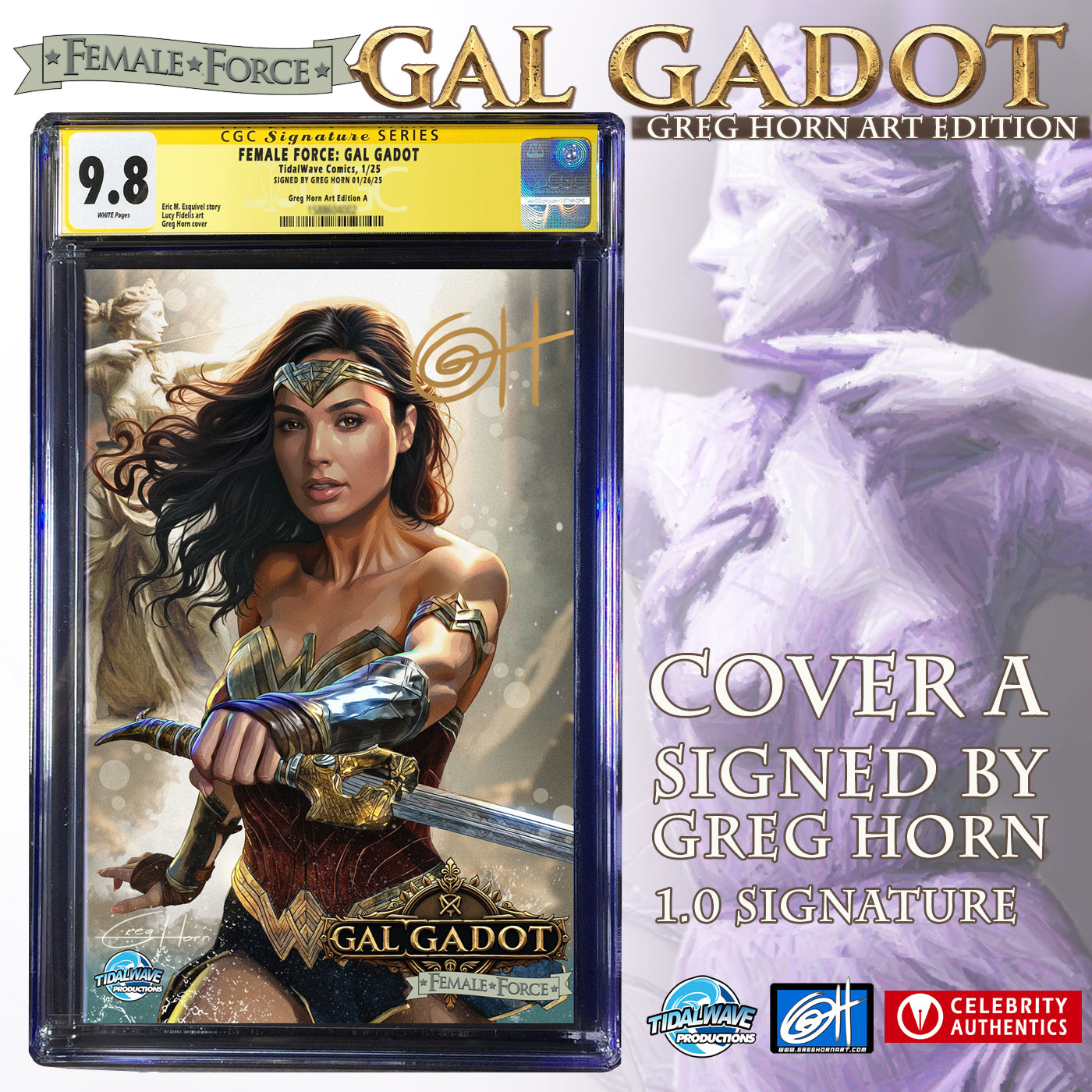 CGC Options INCLUDING Gal Gadot Signature for Female Force: Gal Gadot