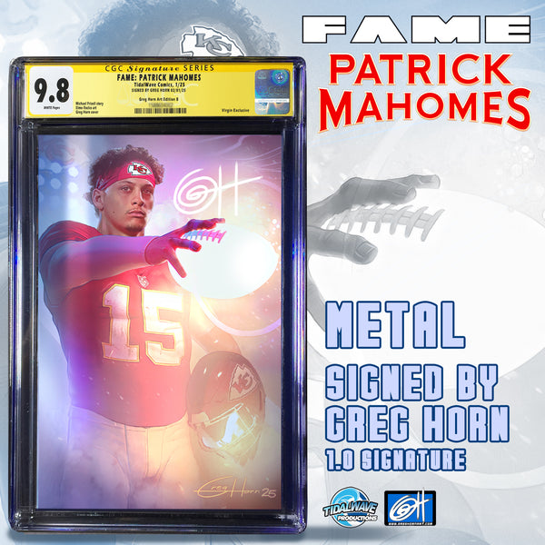 CGC Signature Series Options for FAME: Patrick Mahomes