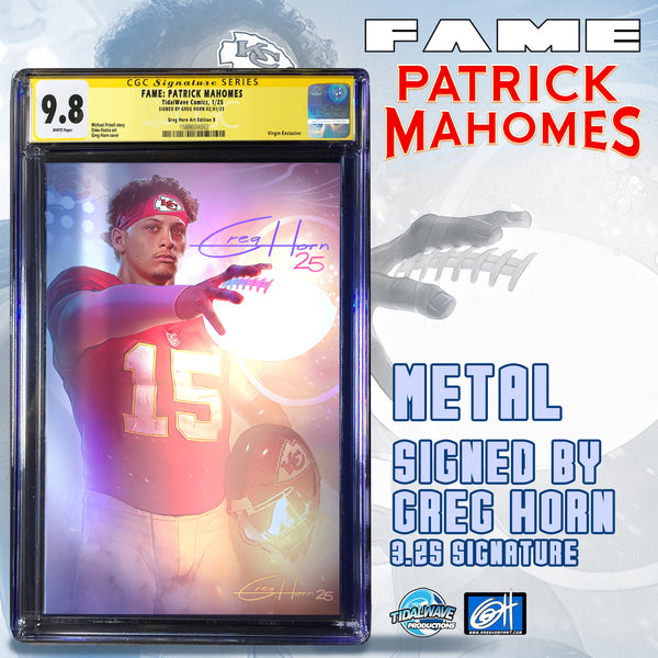 CGC Signature Series Options for FAME: Patrick Mahomes