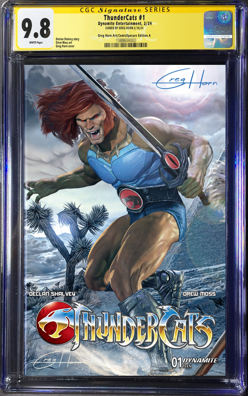 16【UKで入手/直筆サイン付】THUNDER サンダー ツアーパンフ3冊セット CGC.ThunderCats.1ATRADE.