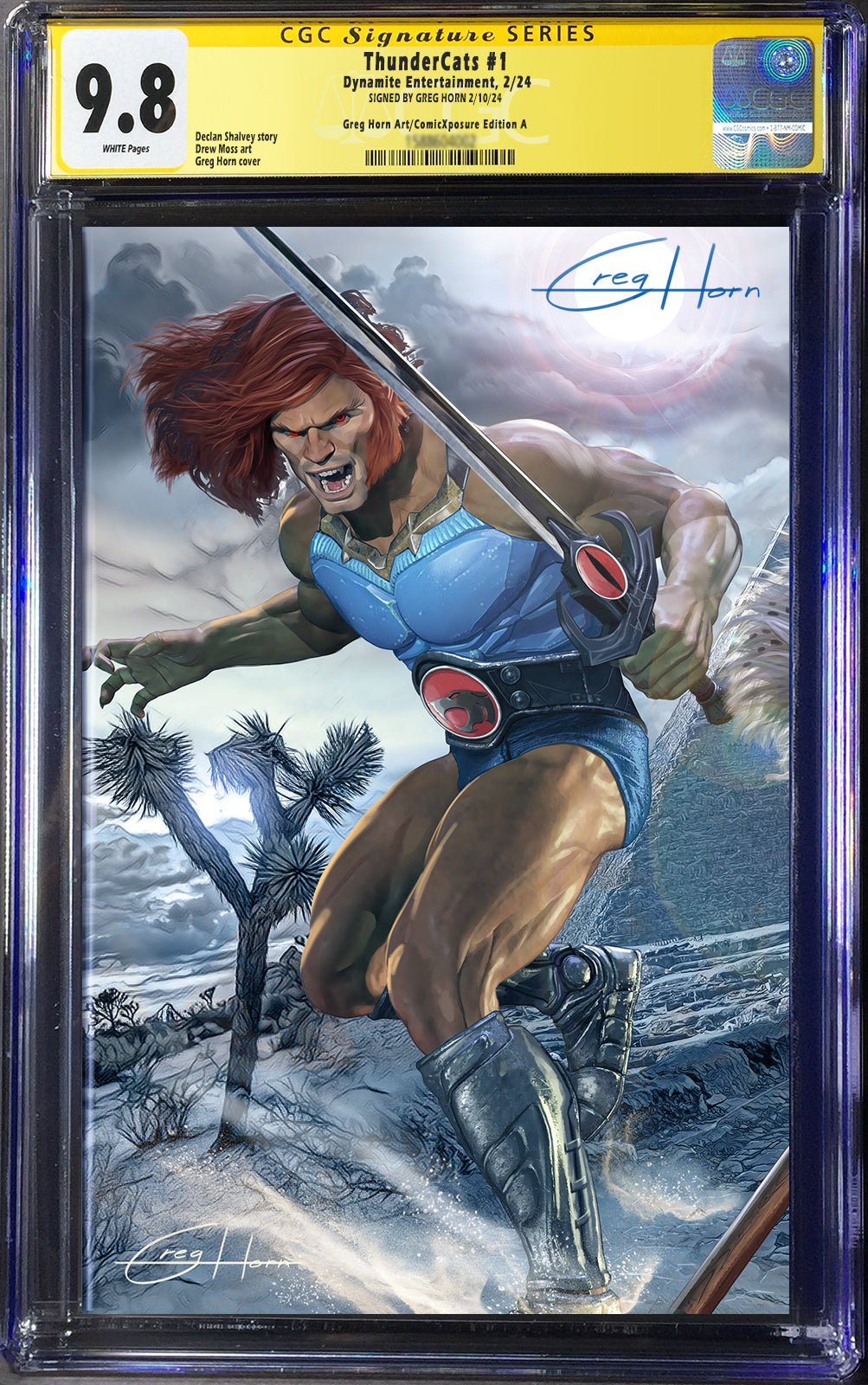 ThunderCats #1 CGC SIGNATURE SERIES 9.8 Options – Greg Horn Art