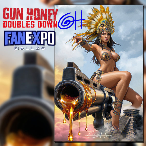Raw / Ungraded Options Gun Honey: Doubles Down Bird City Comics / Greg Horn Fan Expo Dallas Edition