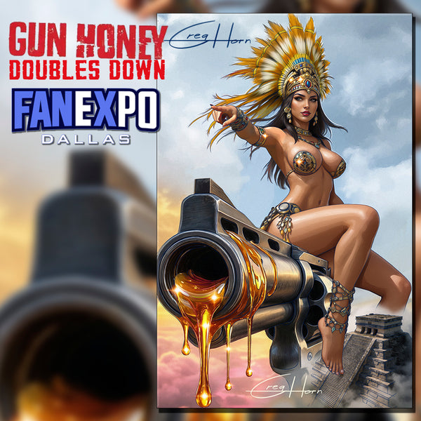 Raw / Ungraded Options Gun Honey: Doubles Down Bird City Comics / Greg Horn Fan Expo Dallas Edition