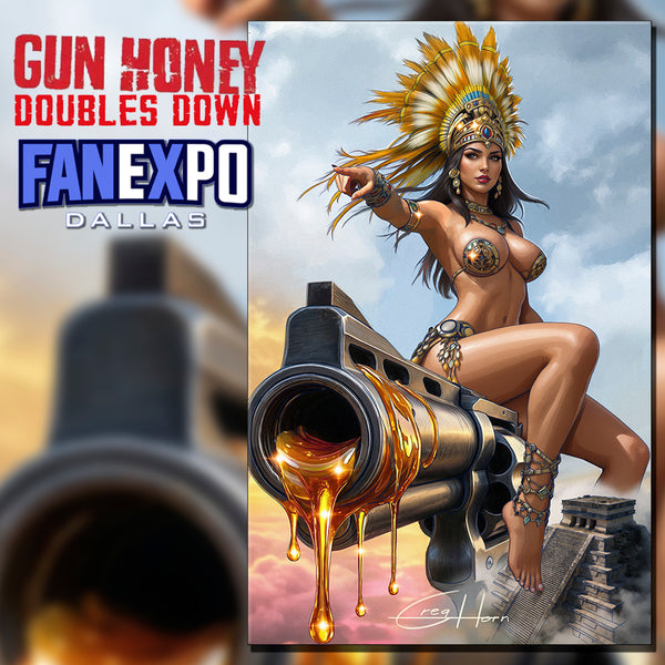 Raw / Ungraded Options Gun Honey: Doubles Down Bird City Comics / Greg Horn Fan Expo Dallas Edition