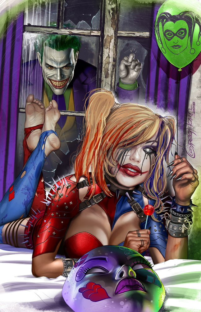 Batman Who Laughs B (Harley & Joker) High Quality 11x17 Print