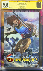 CGC Signature Series 9.8 ThunderCats #1 Cover A 3x-Signed by Drew Moss, Declan Shalvey, & Greg Horn