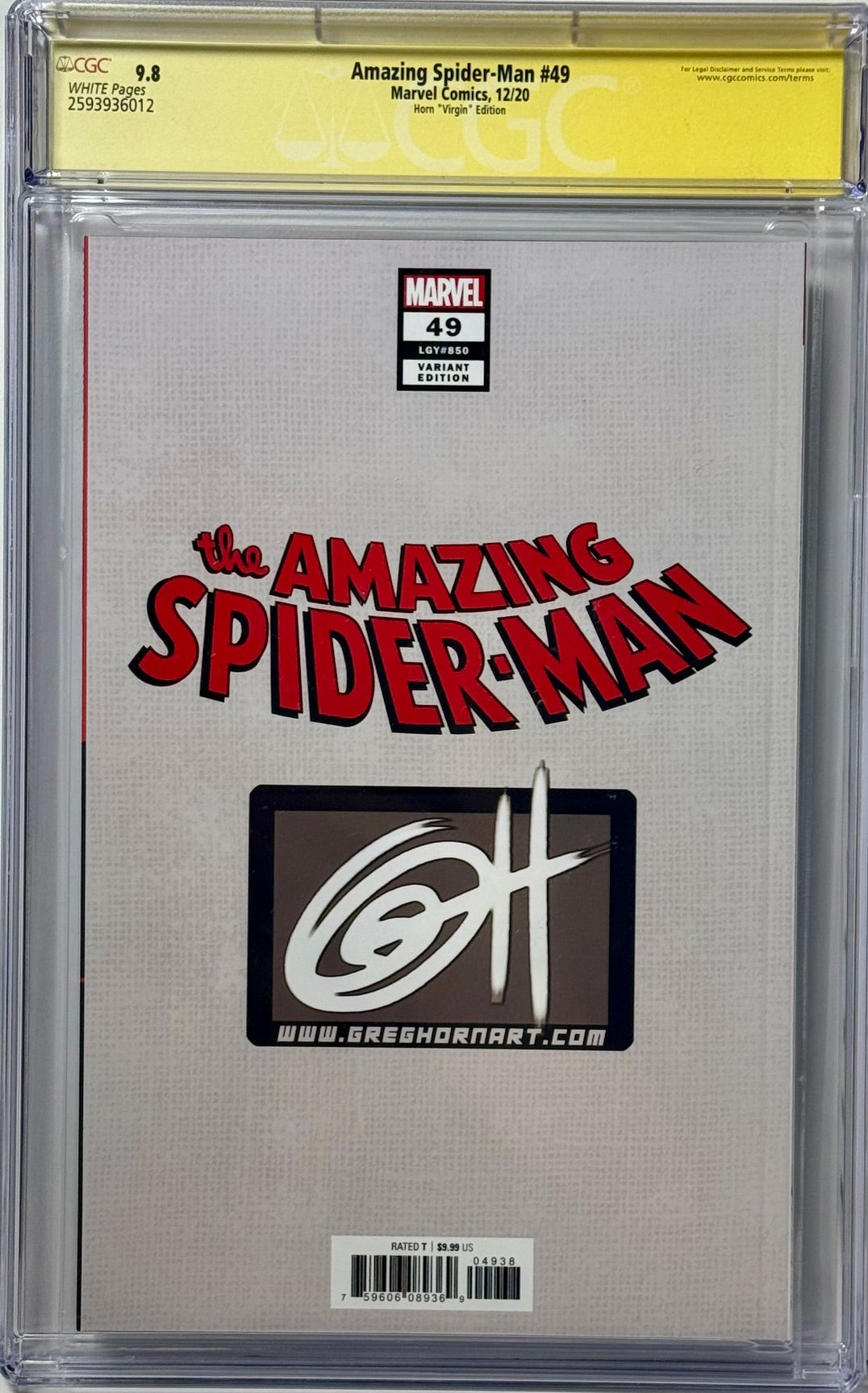 Dual-Signed, Text Remark, & #'d CGC Signature Series 9.8 Amazing