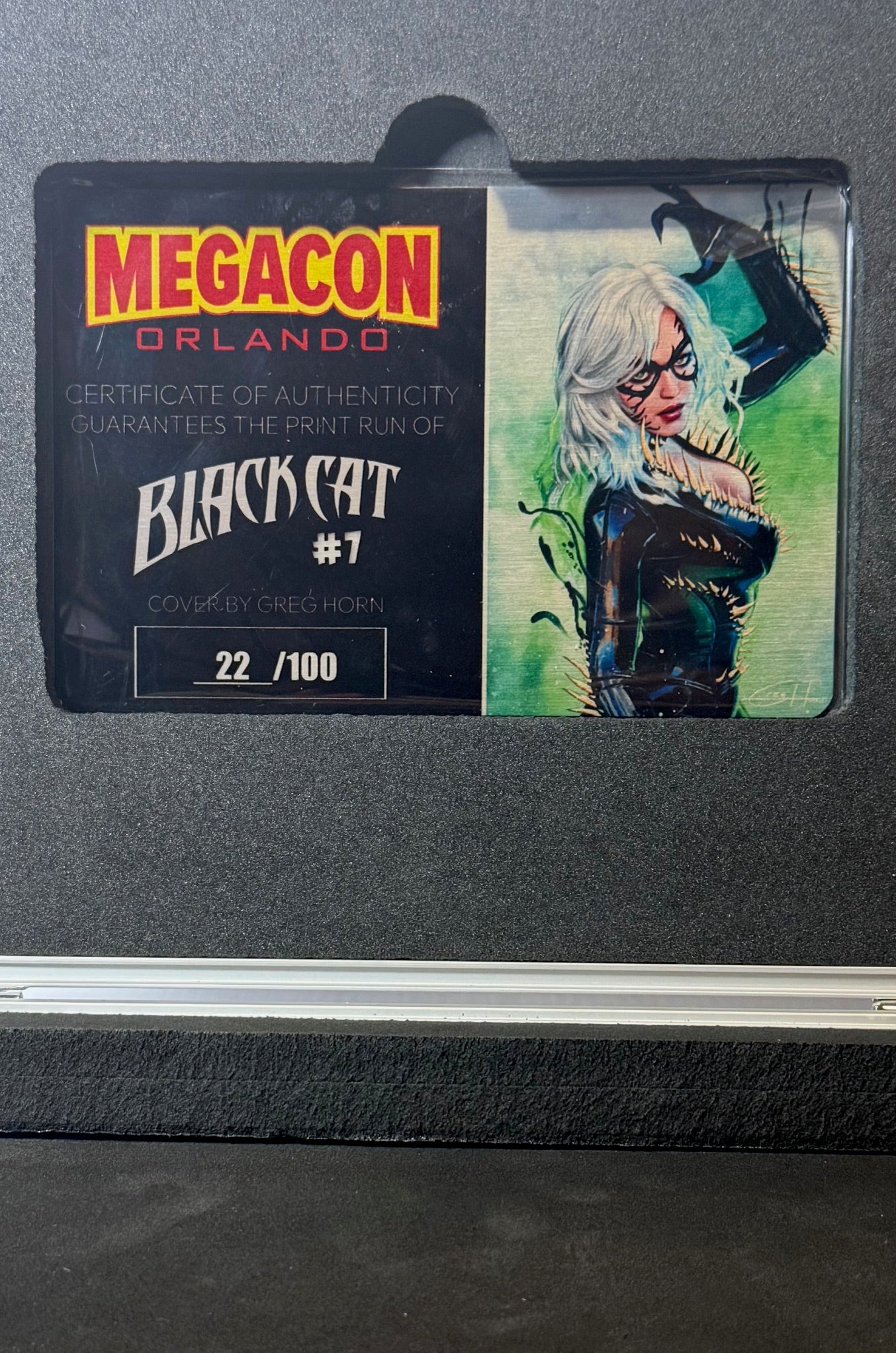 Black Cat #7 Matching #s Virgin and Trade Dress Set – Greg Horn Art
