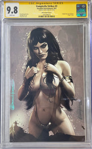 CGC Signature Series 9.8 Vampirella Strikes #3 Greg Horn Art Edition Cover C CGC Private Signing Exclusive Signed by Greg Horn