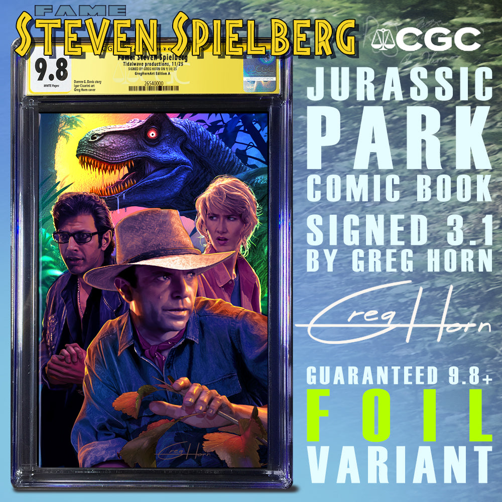FAME: Steven Spielberg CGC Signature Series 9.8 Options – Greg