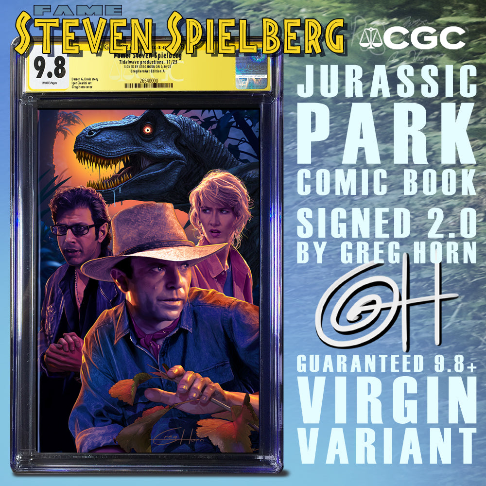 FAME: Steven Spielberg CGC Signature Series 9.8 Options – Greg