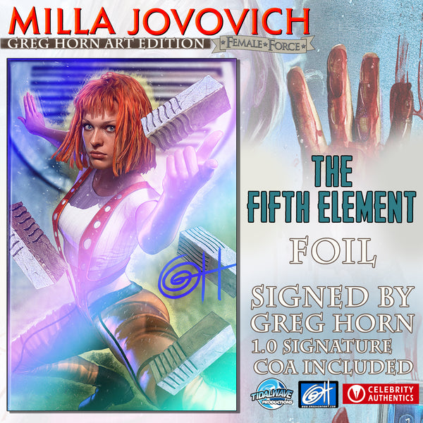 Female Force: Milla Jovovich "The Fifth Element" Cover Raw/Ungraded Options