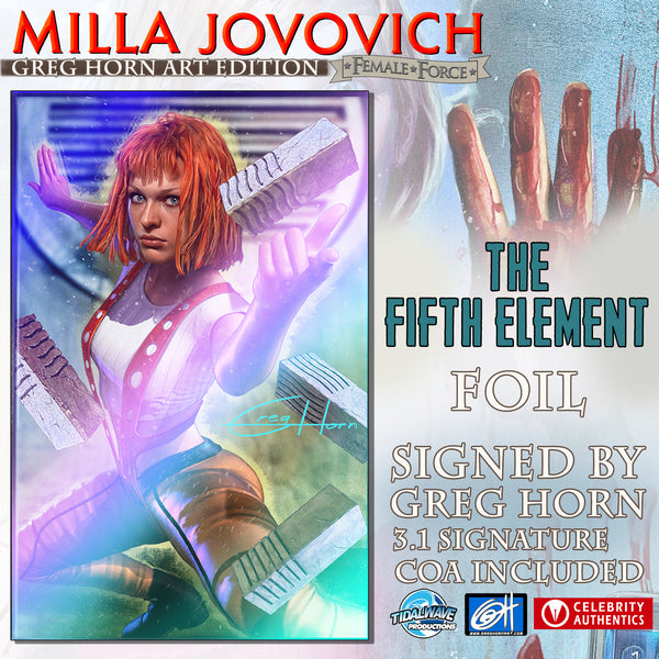 Female Force: Milla Jovovich "The Fifth Element" Cover Raw/Ungraded Options