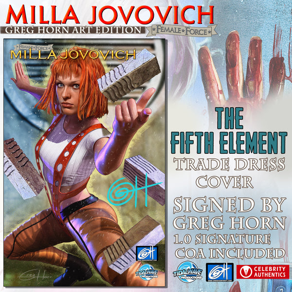 Female Force: Milla Jovovich "The Fifth Element" Cover Raw/Ungraded Options