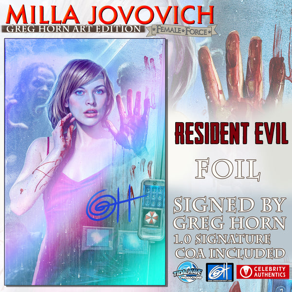 Female Force: Milla Jovovich "Resident Evil" Cover Raw/Ungraded Options