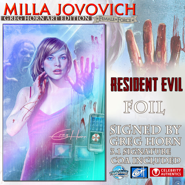 Female Force: Milla Jovovich "Resident Evil" Cover Raw/Ungraded Options