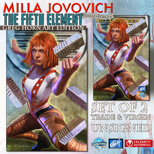 Female Force: Milla Jovovich "The Fifth Element" Cover Raw/Ungraded Options