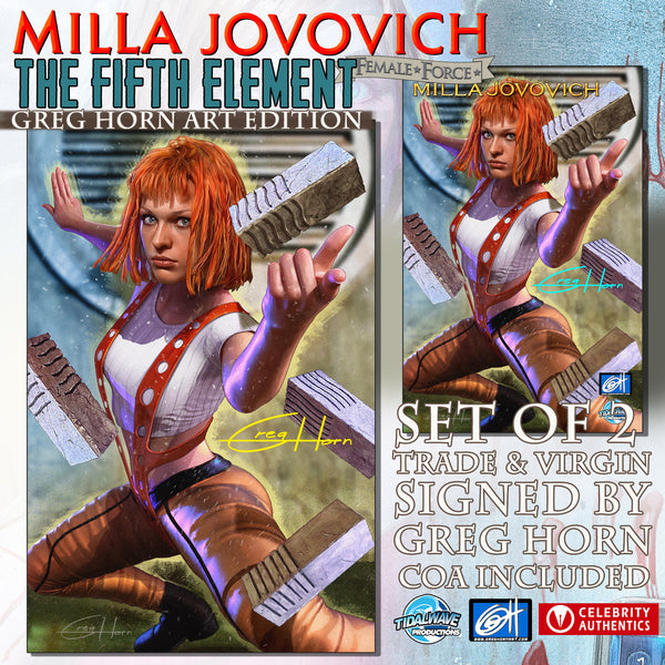 Female Force: Milla Jovovich "The Fifth Element" Cover Raw/Ungraded Options