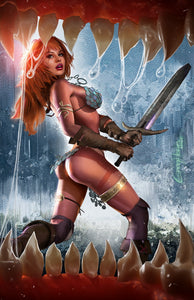 Red Sonja "Monster Mouth" High Quality 11x17 Digital Print