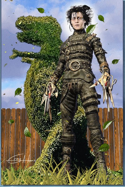 FAME: Johnny Depp "Happy Edward Scissorhands" Cover Options