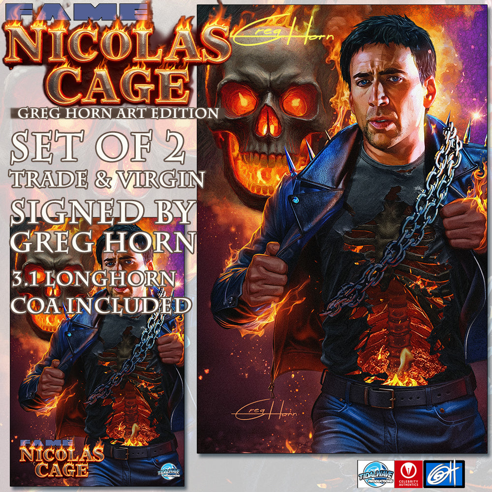 FAME: Nicolas Cage Raw Options – Greg Horn Art